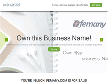 Tablet Screenshot of femany.com